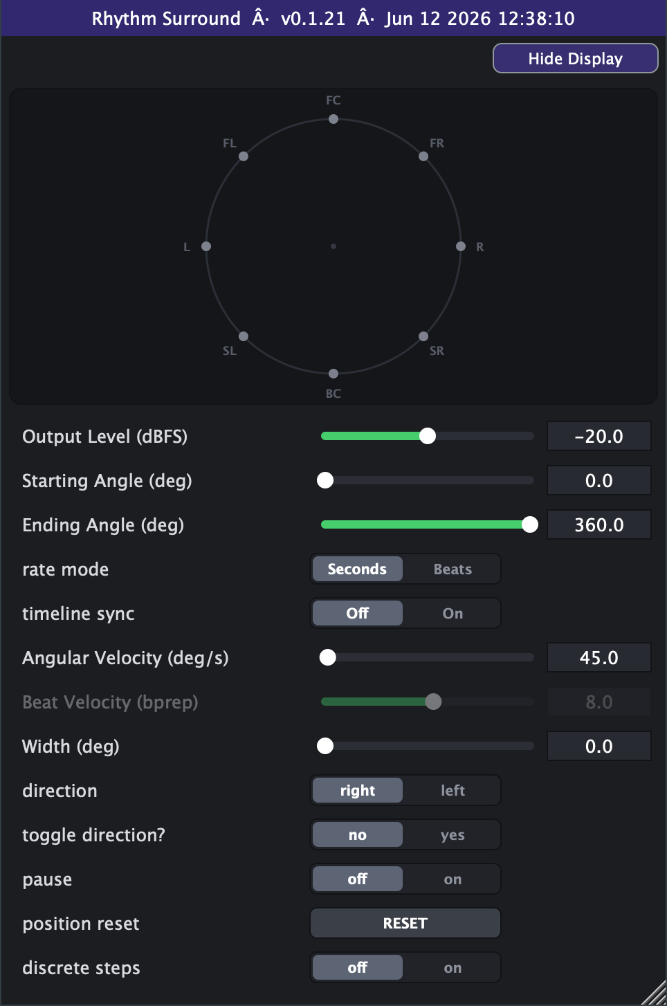 Twirl plugin interface